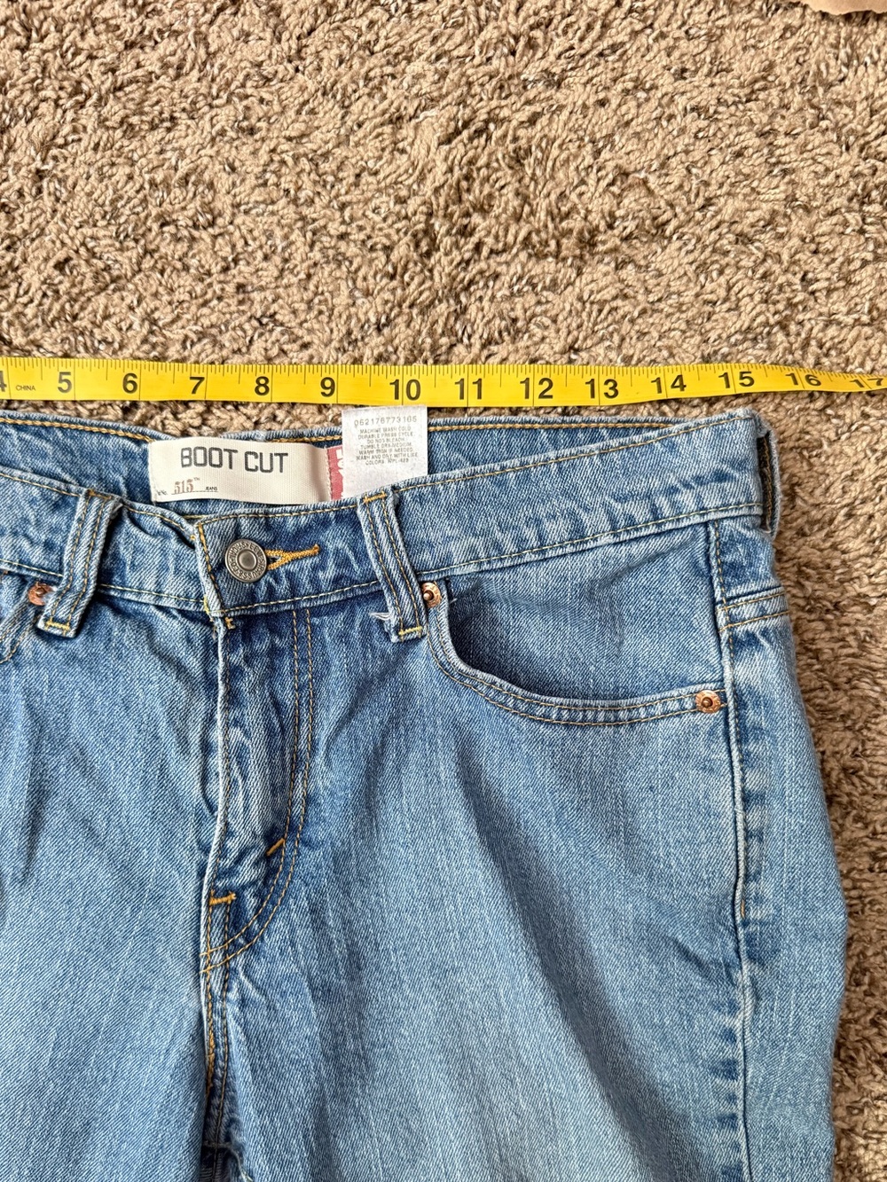 ❄️ Levi’s 515 • Classic Light Blue Bootcut Jeans • Women’s 8 M - Picture 13 of 16
